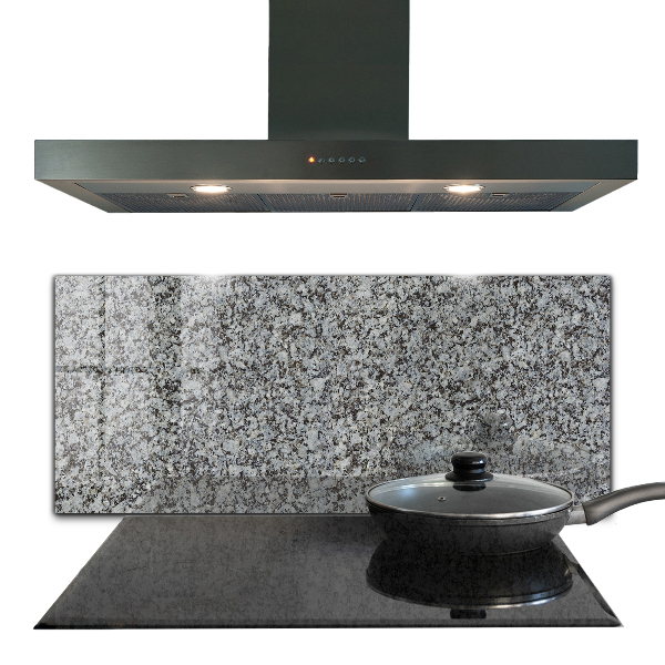 Kitchen glass panel Granite natural stone