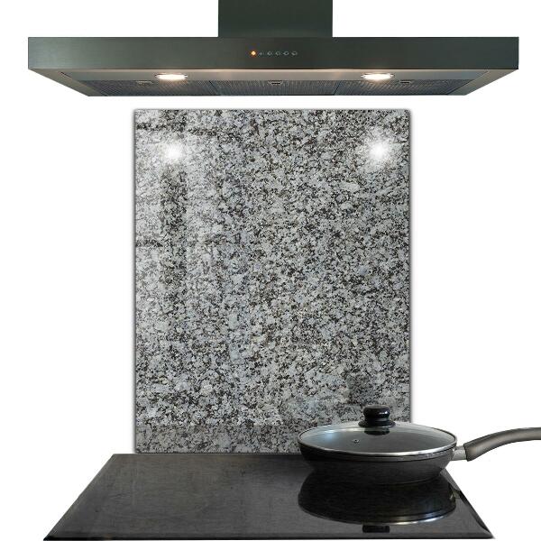 Kitchen glass panel Granite natural stone