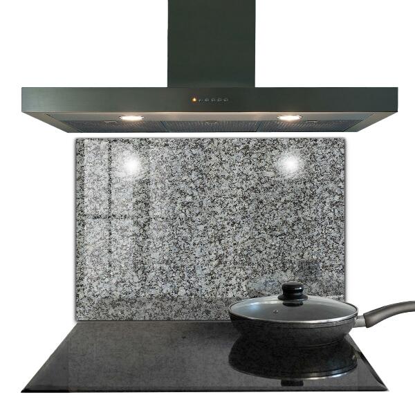 Kitchen glass panel Granite natural stone