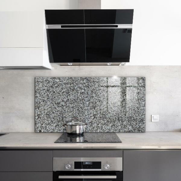 Kitchen glass panel Granite natural stone