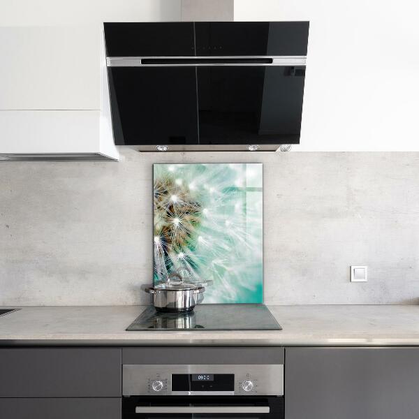 Kitchen wall panels Dandelion in the wind plant