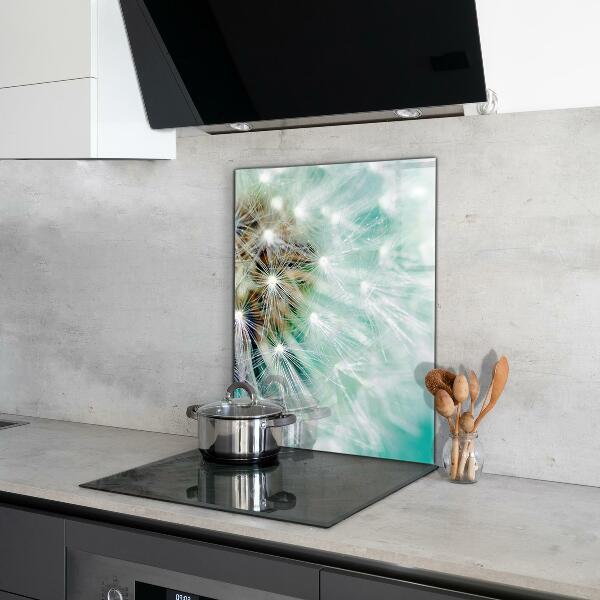 Kitchen wall panels Dandelion in the wind plant