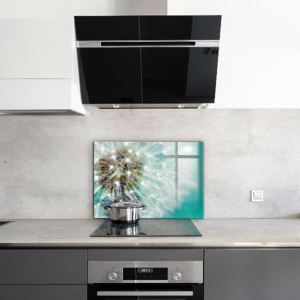 Kitchen wall panels Dandelion in the wind plant