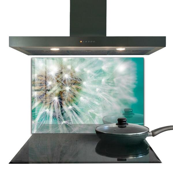 Kitchen wall panels Dandelion in the wind plant