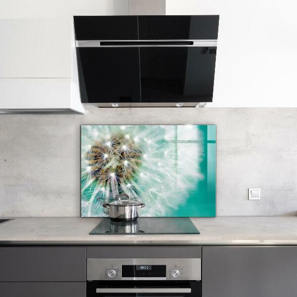Kitchen wall panels Dandelion in the wind plant