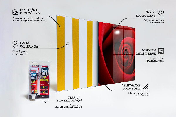 Kitchen wall panels Red rose love