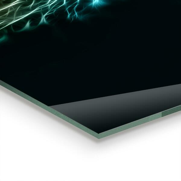 Hob splashback Lion in abstract edition