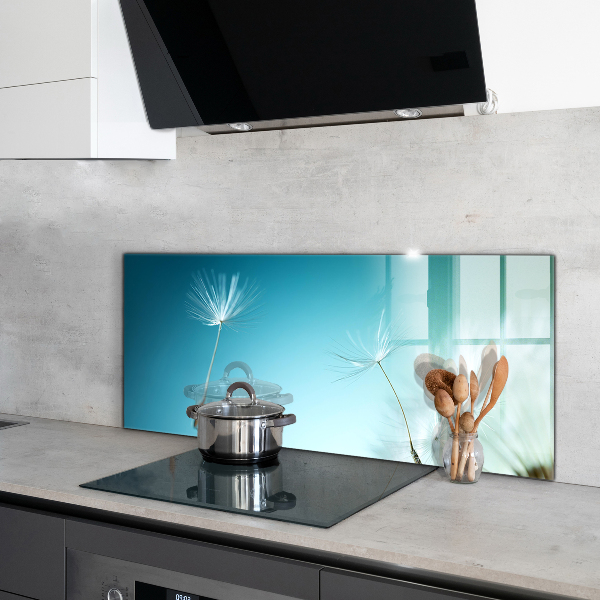 Kitchen wall panels Dandelion dandelion in the wind