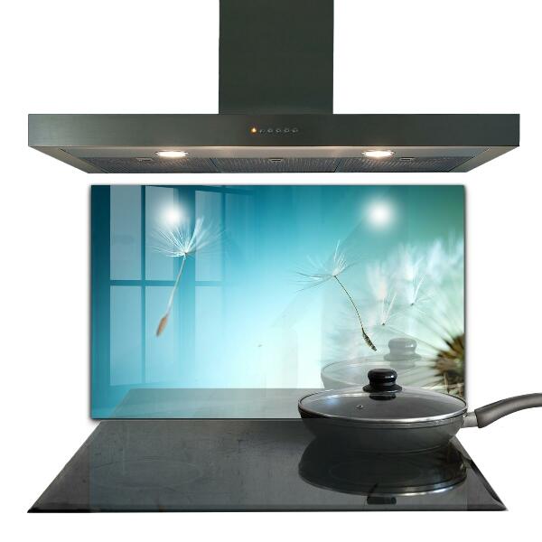 Kitchen wall panels Dandelion dandelion in the wind