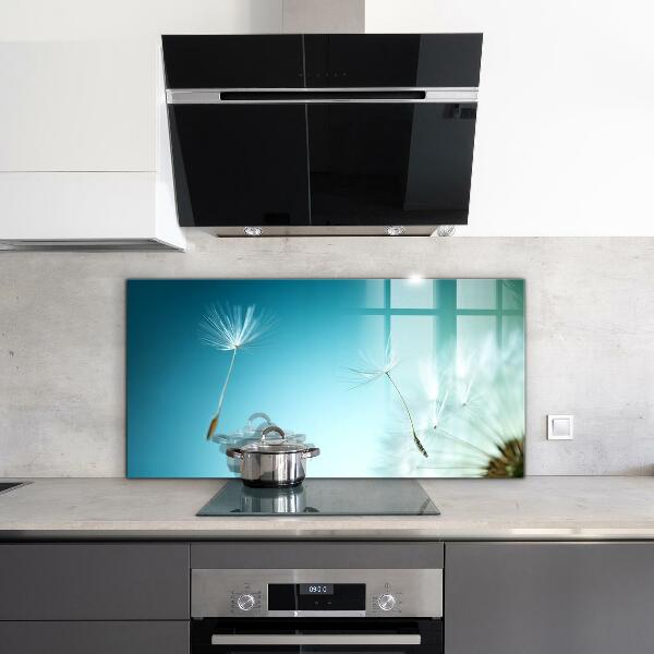 Kitchen wall panels Dandelion dandelion in the wind