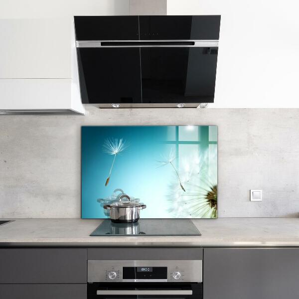 Kitchen wall panels Dandelion dandelion in the wind