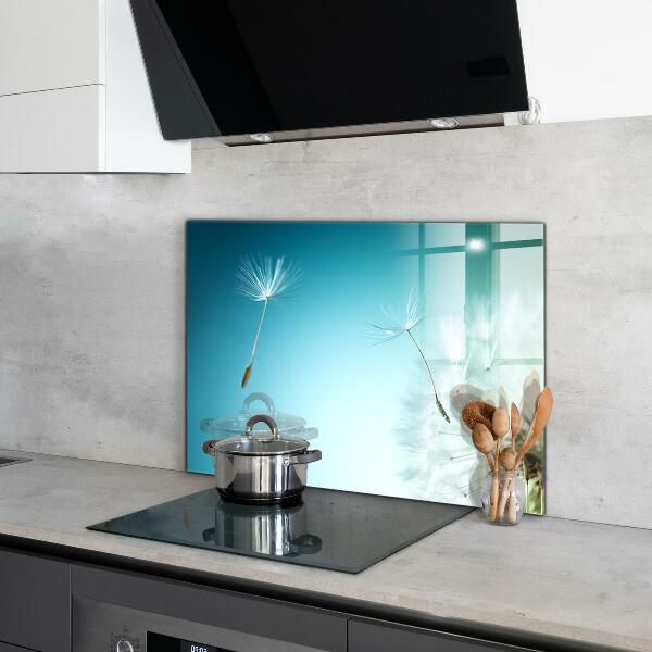 Kitchen wall panels Dandelion dandelion in the wind
