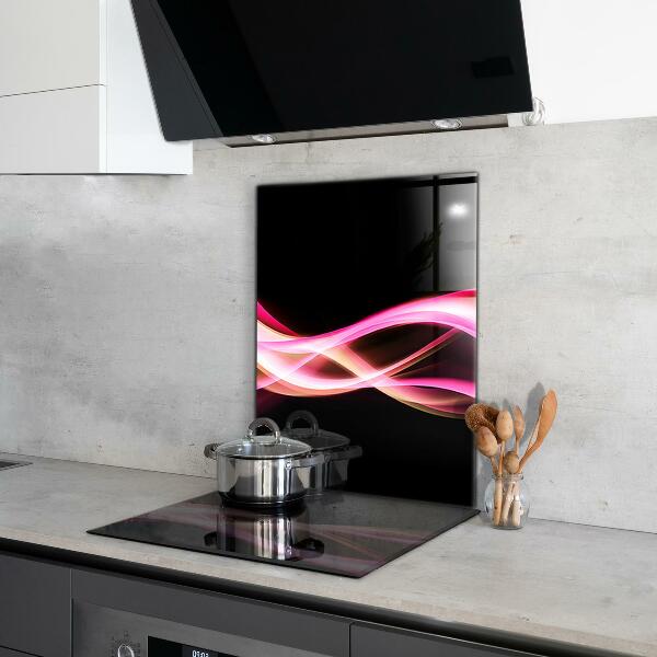 Kitchen wall panels Modern abstract vibration