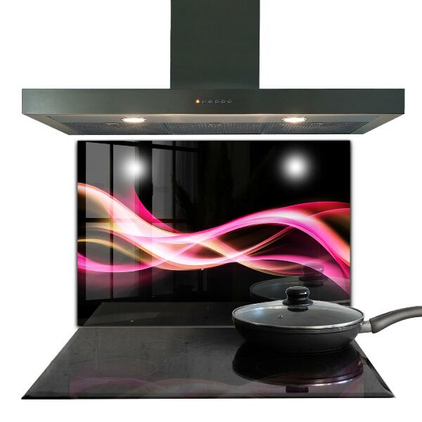 Kitchen wall panels Modern abstract vibration