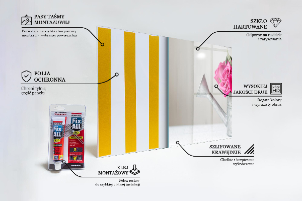 Kitchen wall panels Watering can with a bouquet of roses