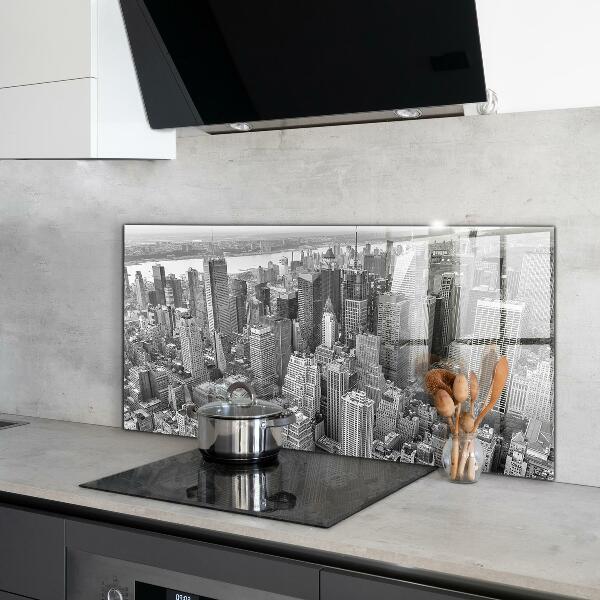 Kitchen glass panel Architecture of new york