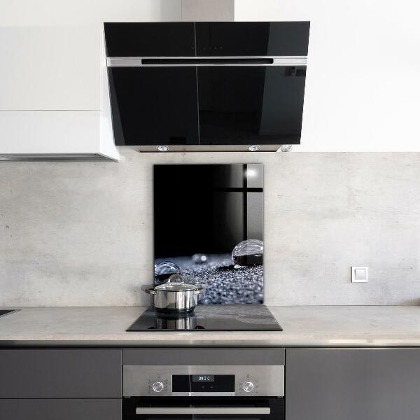 Kitchen splashback A drop of dew in the morning