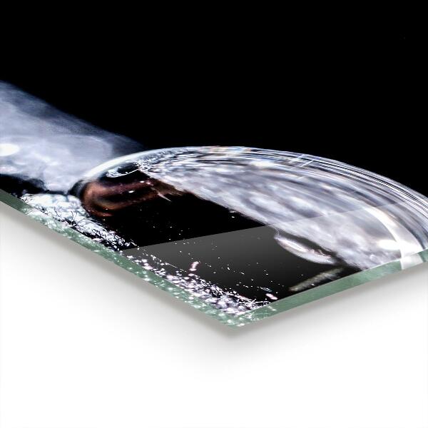 Kitchen splashback A drop of dew in the morning