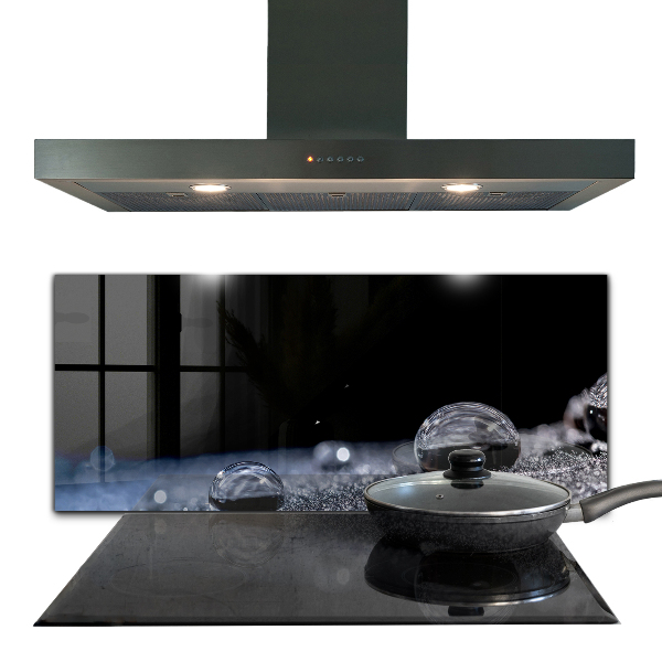 Kitchen splashback A drop of dew in the morning