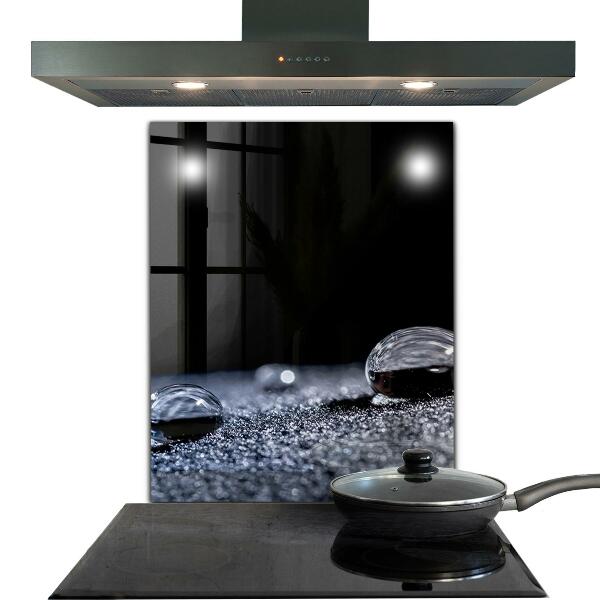 Kitchen splashback A drop of dew in the morning