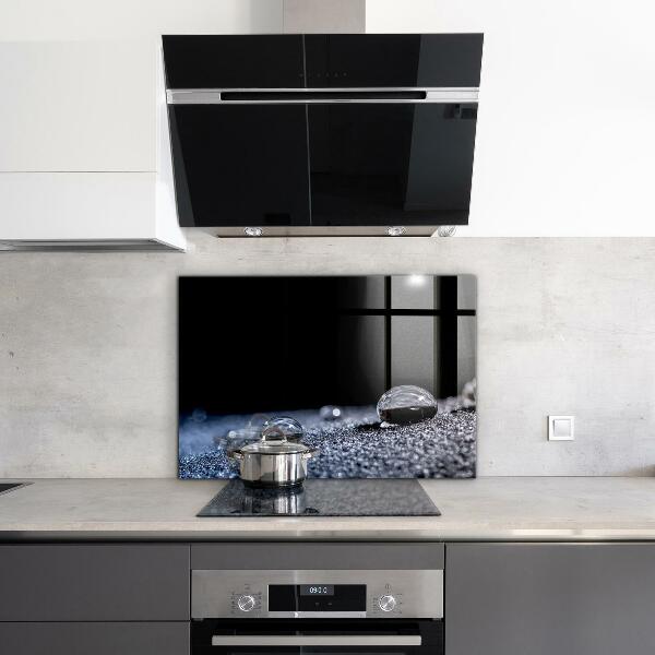 Kitchen splashback A drop of dew in the morning