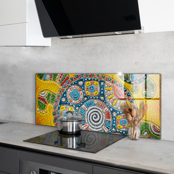 Kitchen wall panels Turtle ceramic mosaic