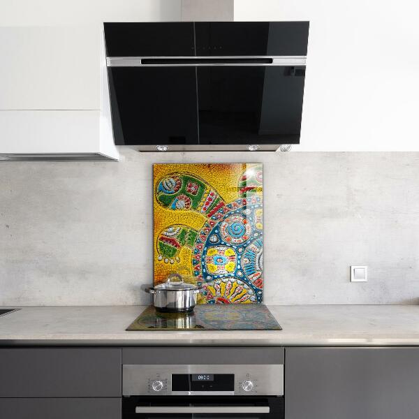 Kitchen wall panels Turtle ceramic mosaic