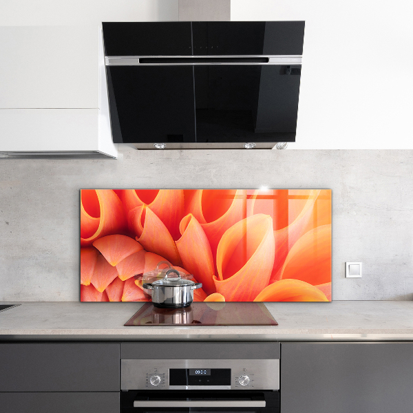 Kitchen panel Orange flower