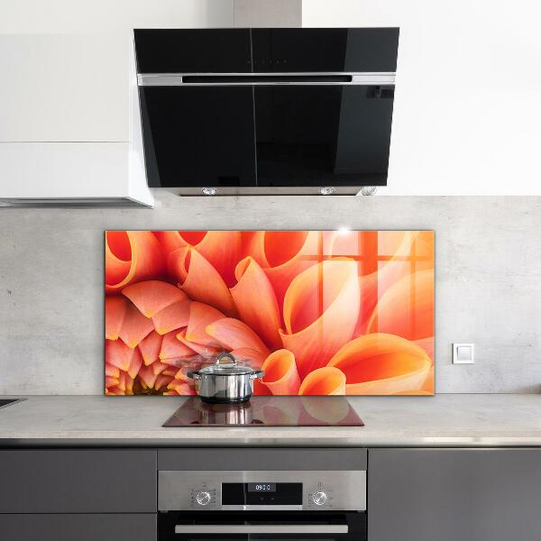 Kitchen panel Orange flower