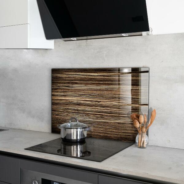 Kitchen splashback Oak wood texture