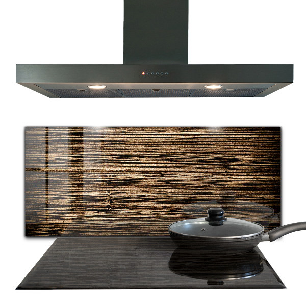 Kitchen splashback Oak wood texture