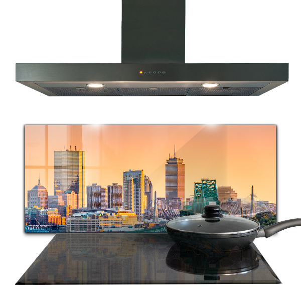 Kitchen glass panel Boston architecture