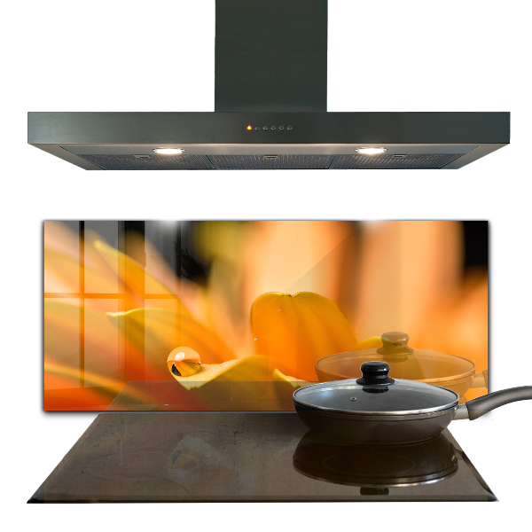 Kitchen panel Gerber flower