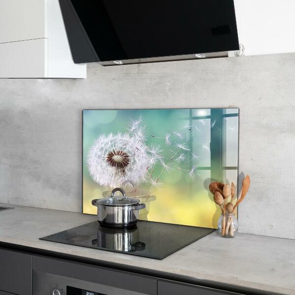 Kitchen splashback Dandelion dandelion in the wind
