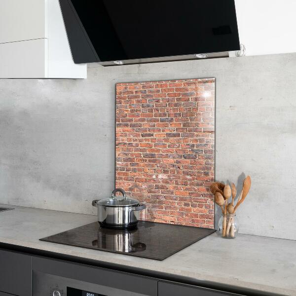 Kitchen splashback Brick wall texture