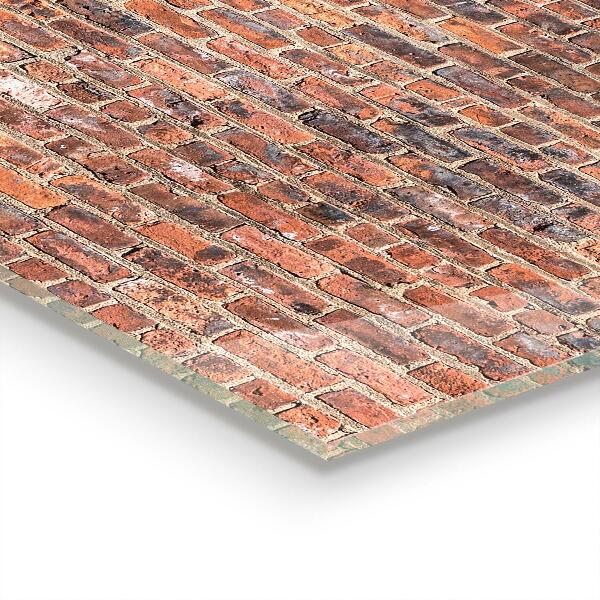 Kitchen splashback Brick wall texture