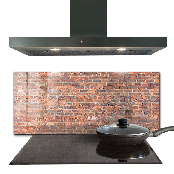 Kitchen splashback Brick wall texture