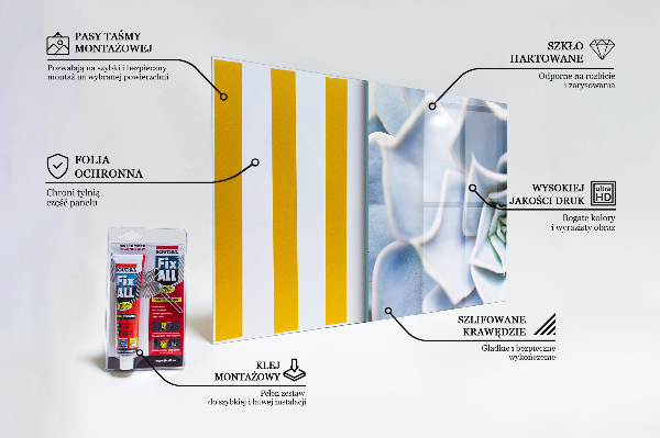 Kitchen splashback Cactus succulent