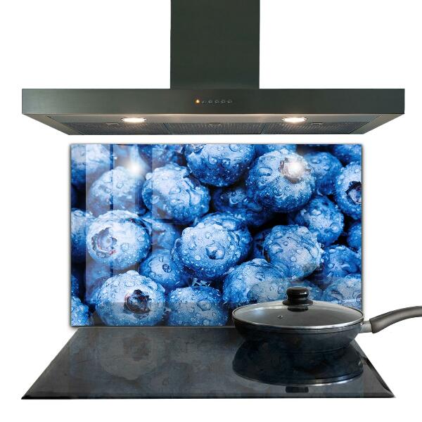 Kitchen wall panels Ripe blueberries berries