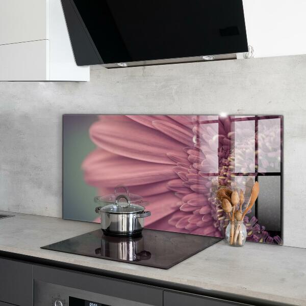 Splashback for kitchen walls Flower margaretka gerbera