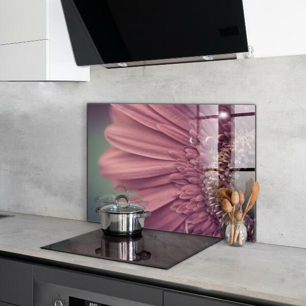 Splashback for kitchen walls Flower margaretka gerbera