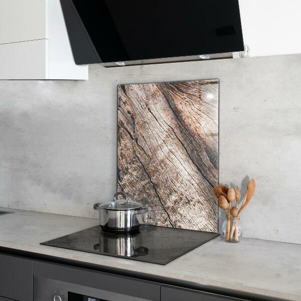 Kitchen splashback Tree bark trunk texture