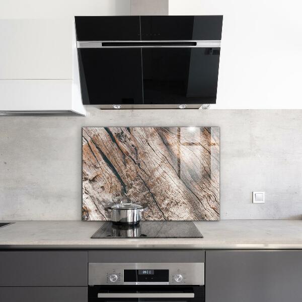 Kitchen splashback Tree bark trunk texture