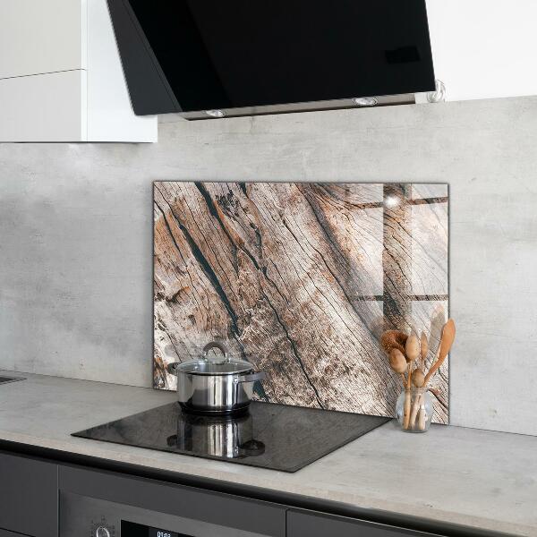 Kitchen splashback Tree bark trunk texture