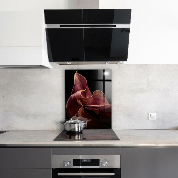 Kitchen splashback Elegant delicate leaf