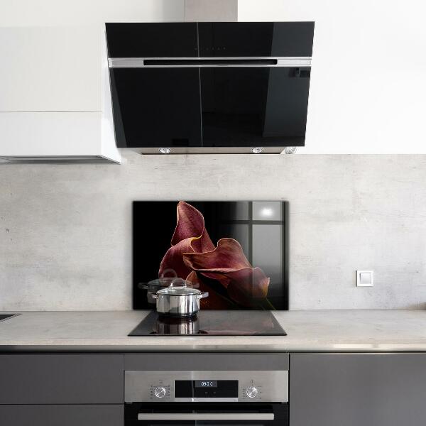 Kitchen splashback Elegant delicate leaf