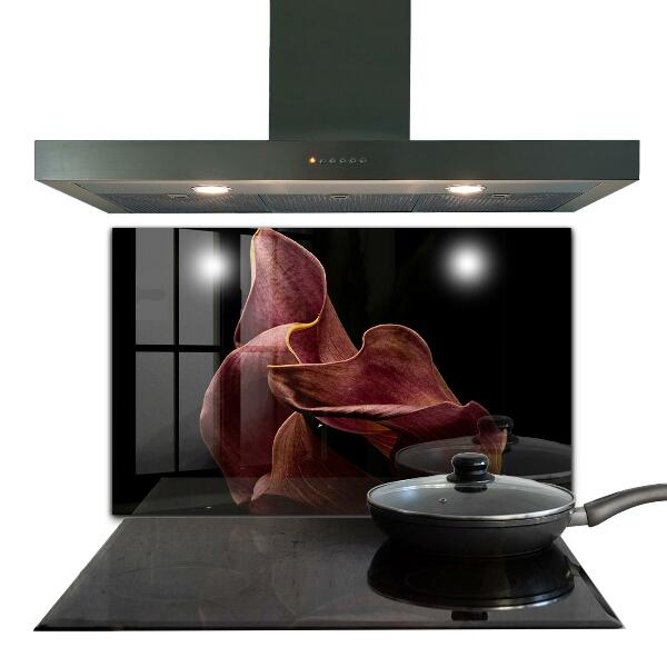 Kitchen splashback Elegant delicate leaf