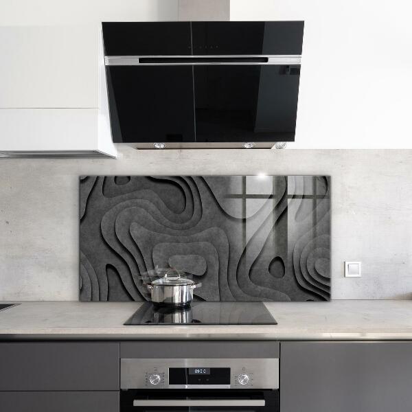 Kitchen splashback Gray texture abstraction