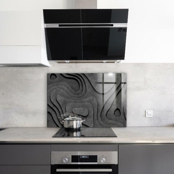 Kitchen splashback Gray texture abstraction