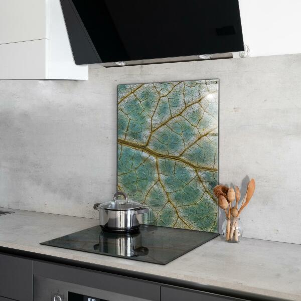 Kitchen splashback Leaf texture